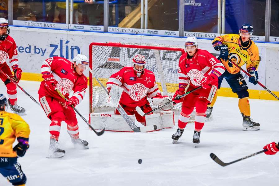 Utkání Slavie se Zlínem rozhodly nájezdy.