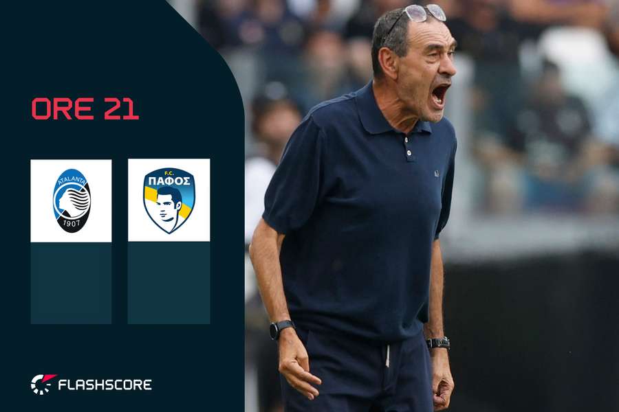 Conference League LIVE, Atalanta-Pafos