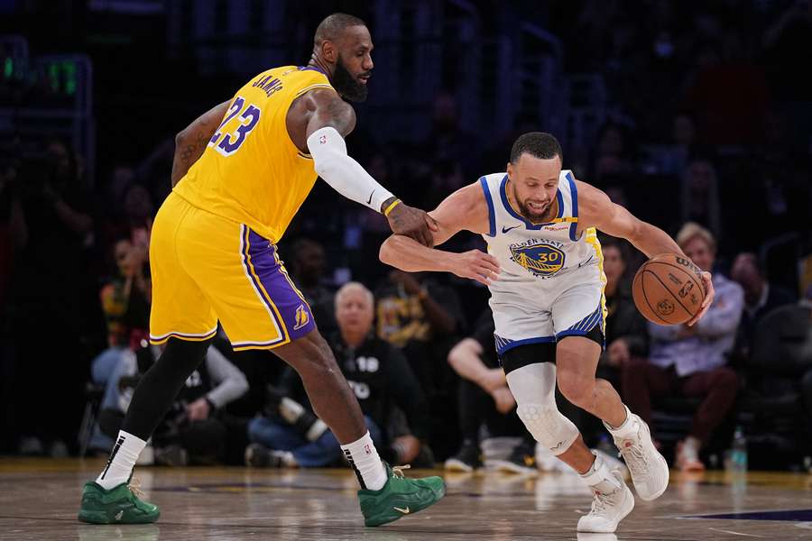 Curry et James cette nuit.