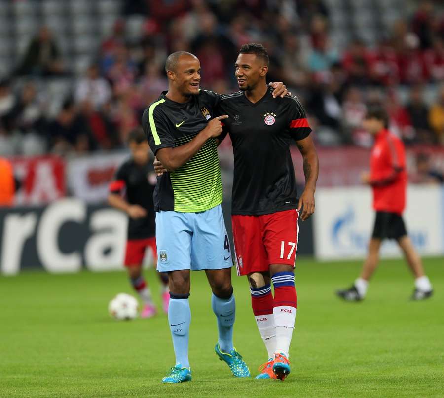 Kompany (l.) und Boateng (r.) bei einem Champions-League-Spiel im Jahr 2014