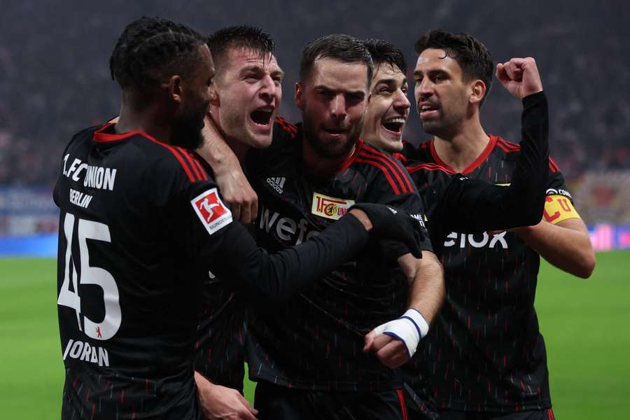 Union Berlin sit just one point behind league leaders Bayern Munich