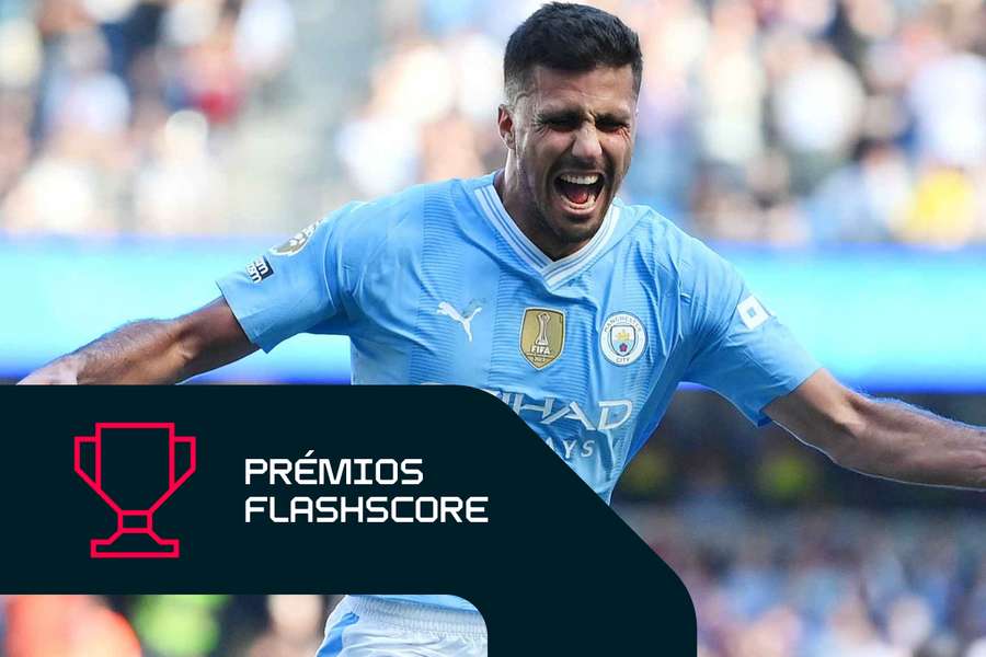 Rodri coroado como melhor jogador masculino do ano pelo Flashscore