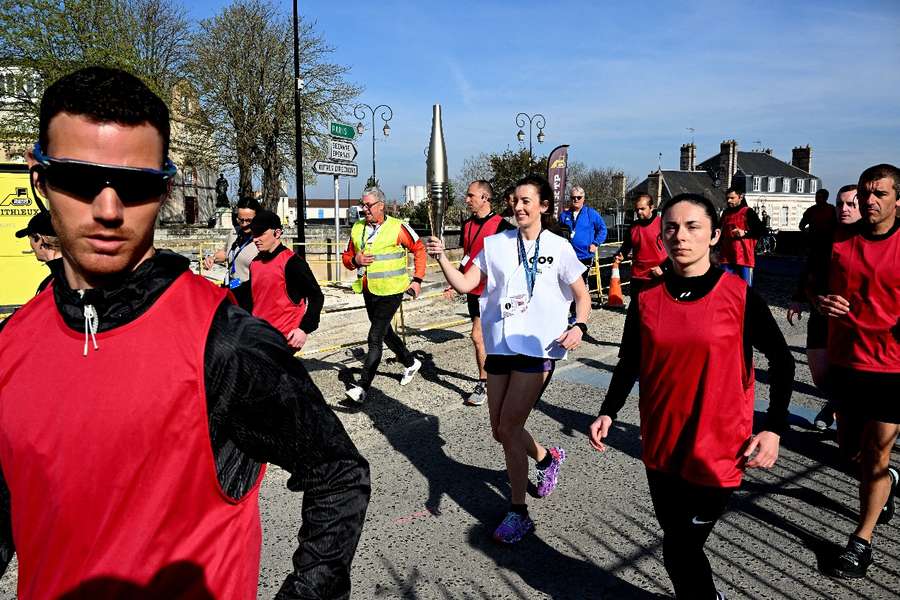 Olympic torch relay trials