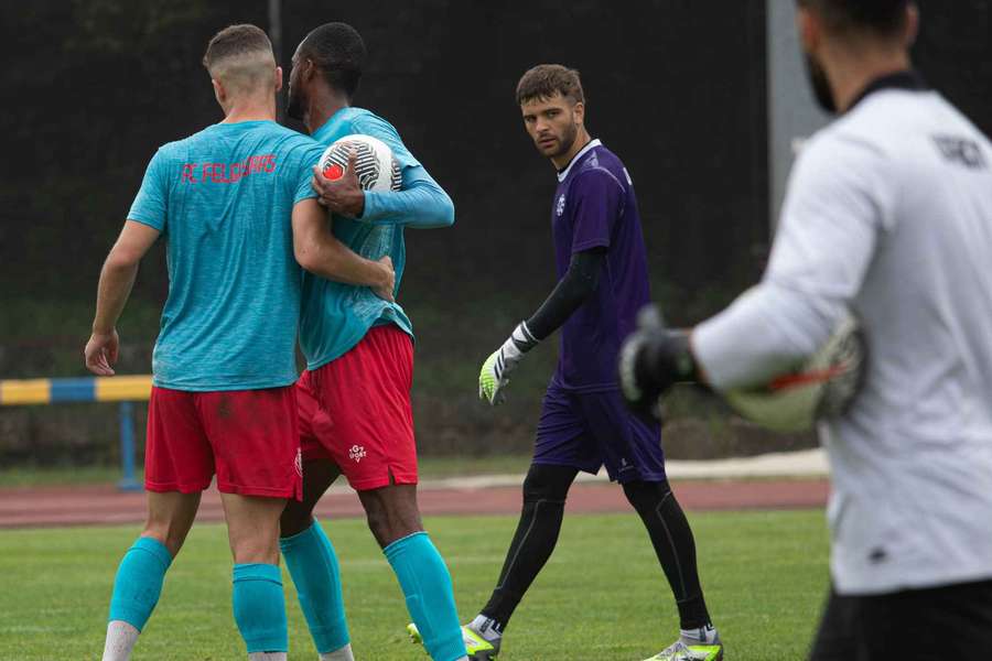 Bruninho, Vasco Moreira, Léo Teixeira e Feliz fizeram os golos