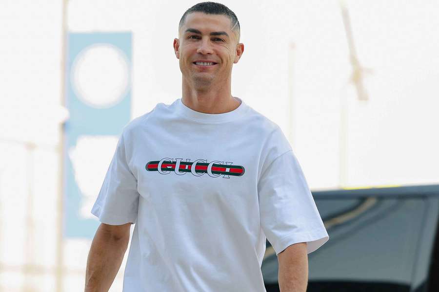 Cristiano Ronaldo à chegada ao treino do Al Nassr Cristiano Ronaldo à chegada ao treino do Al Nassr