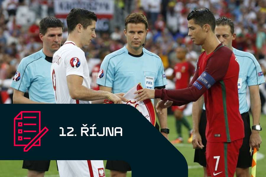 Robert Lewandowski a Cristiano Ronaldo se střetnou v dresech národních týmů poprvé od Eura 2016.