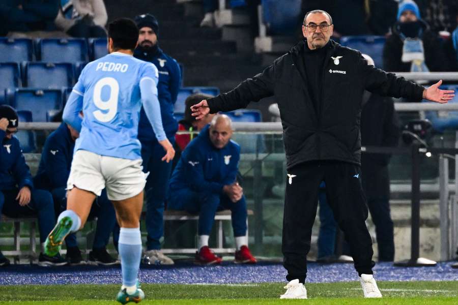Sarri e Pedro Sarri e Pedro