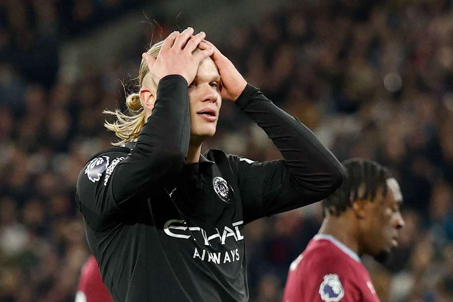 Haaland teve poucas chances de marcar em Londres