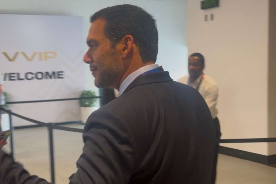Samir Xaud em chegada ao Lincoln Financial Field Samir Xaud em chegada ao Lincoln Financial Field