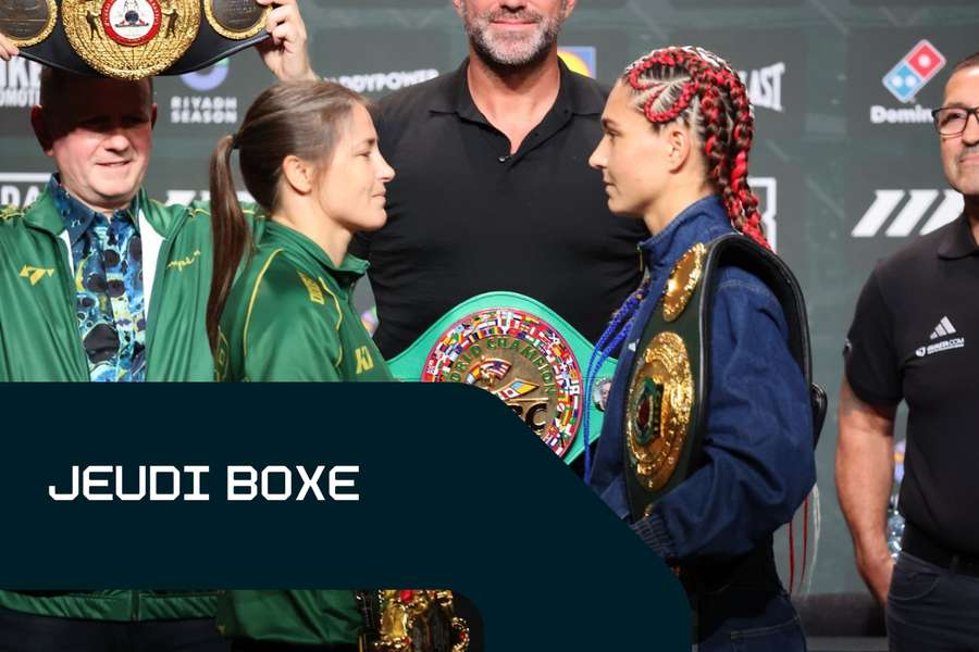 Katie Taylor et Flora Pili