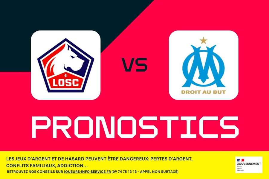 Lille - Marseille : Pronostics, meilleurs paris et cotes (J15 - Ligue 1)