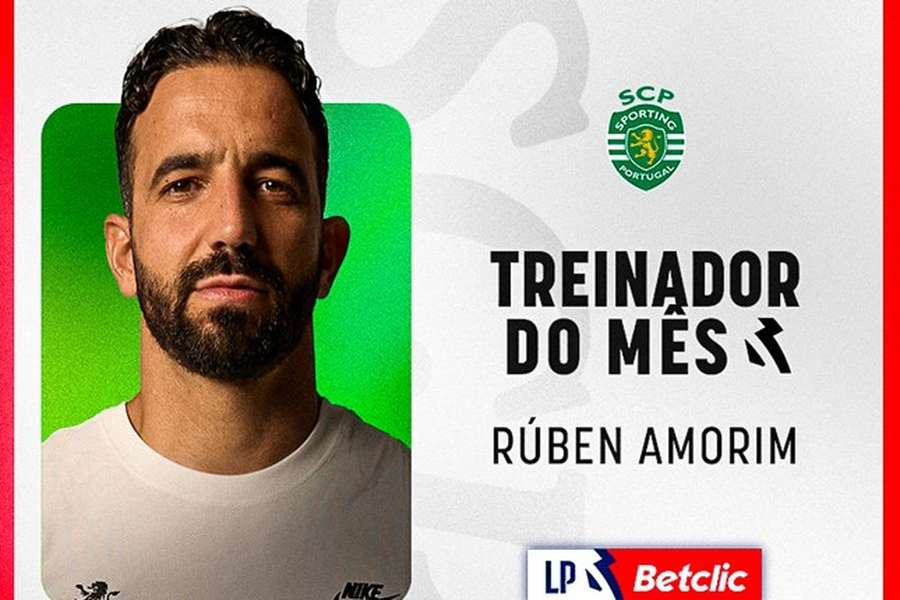 Rúben Amorim, treinador do Sporting