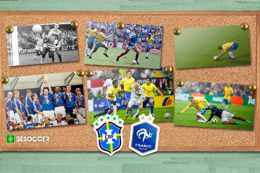 Brasil y Francia han protagonizado algunos de los mejores partidos de la historia Brasil y Francia han protagonizado algunos de los mejores partidos de la historia