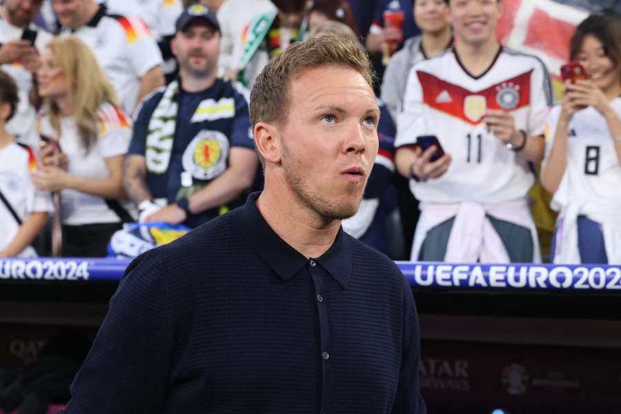 Bundestrainer Julian Nagelsmann beim 5:1-Sieg gegen Schottland.