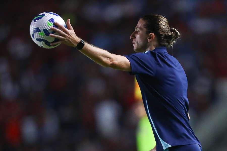 Filipe durante a partida em João Pessoa
