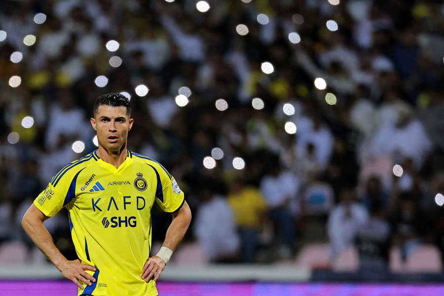 Cristiano Ronaldo in action for club side Al Nassr