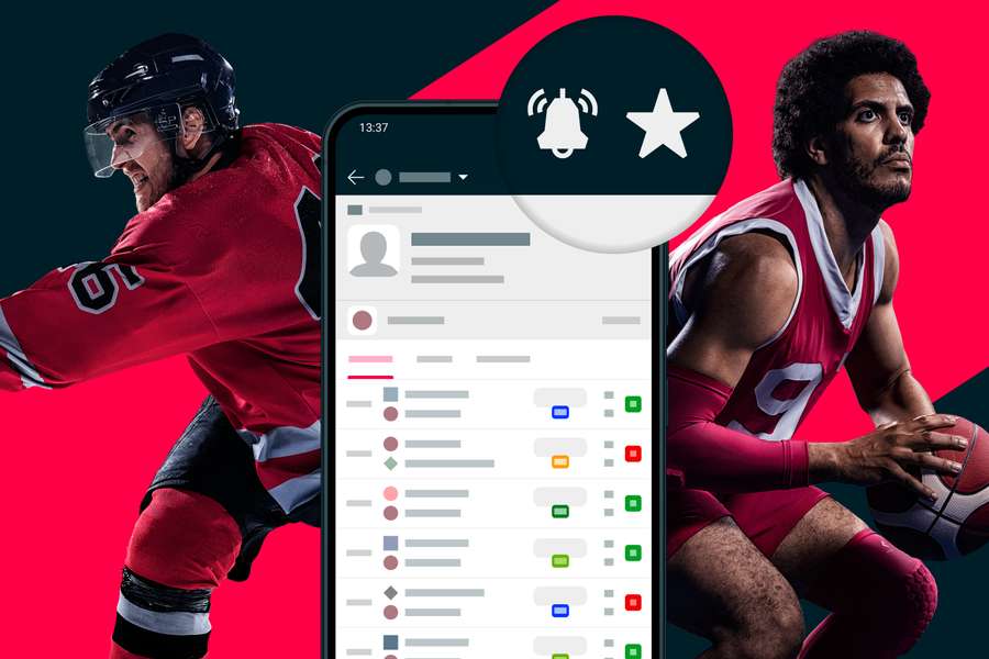 You can now follow individual hockey and basketball players with Flashscore