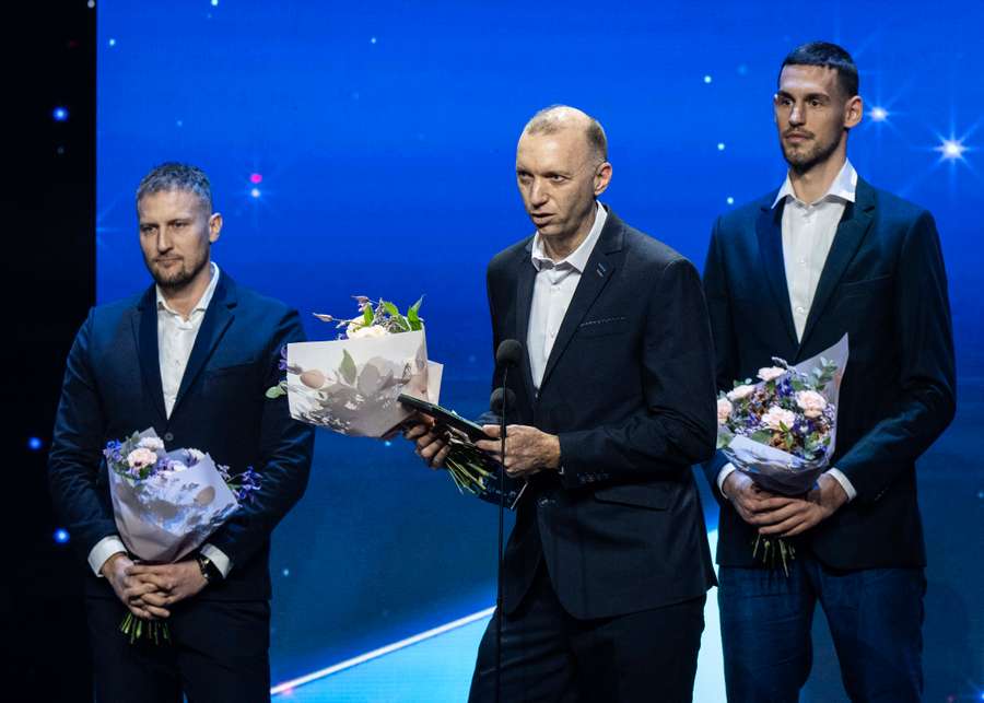 Madzin, Garaj a Bojanovský na vyhlásení ankety Športovec roka 2025.