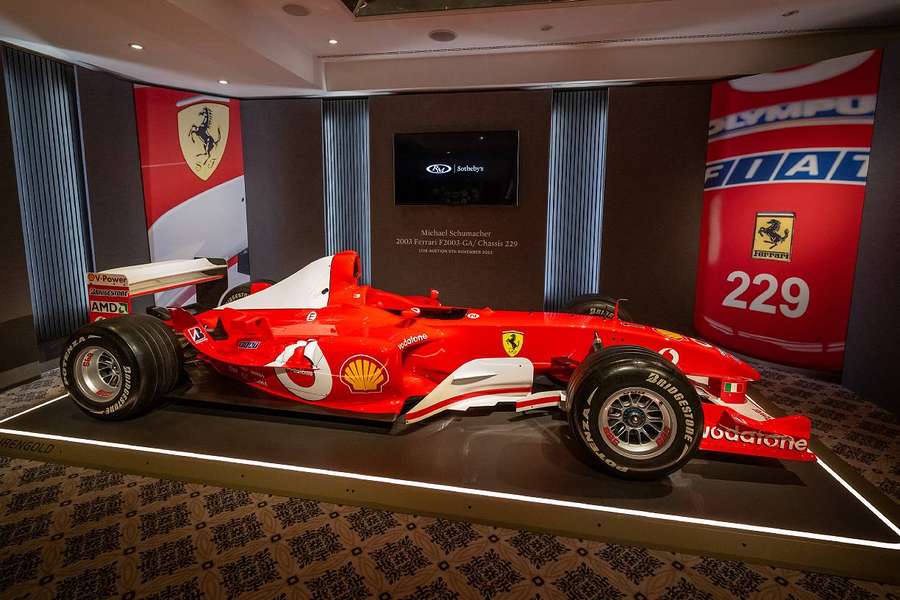 L'une des voitures de Michael Schumacher a été récemment vendue aux enchères.