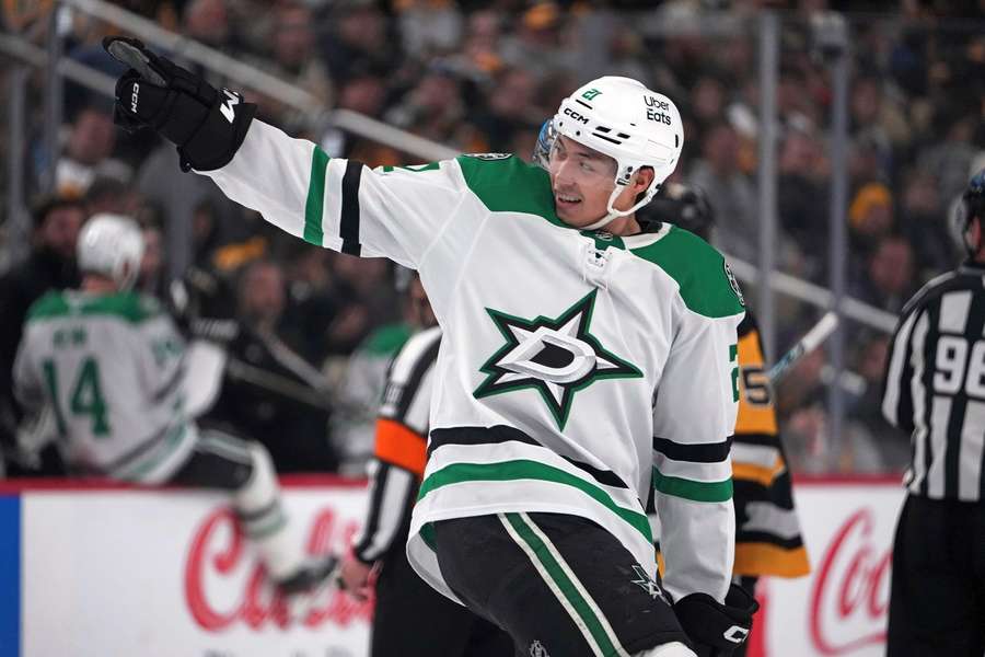 Dallas Stars Jason Robertson celebrating (2026)