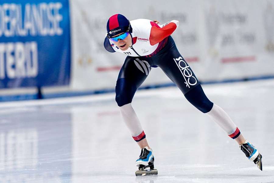 Martina Sáblíková dojela na MS v Heerenvenu třetí na trojce.