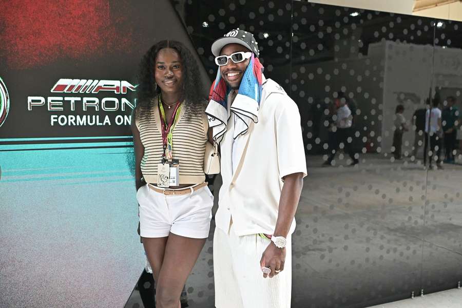 Lyles (r.) und Junelle Bromfield waren seit 2024 verlobt