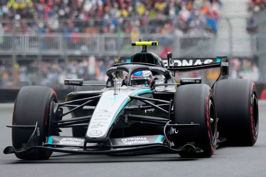 Andrea Kimi Antonelli, de Mercedes, en acción Andrea Kimi Antonelli, de Mercedes, en acción