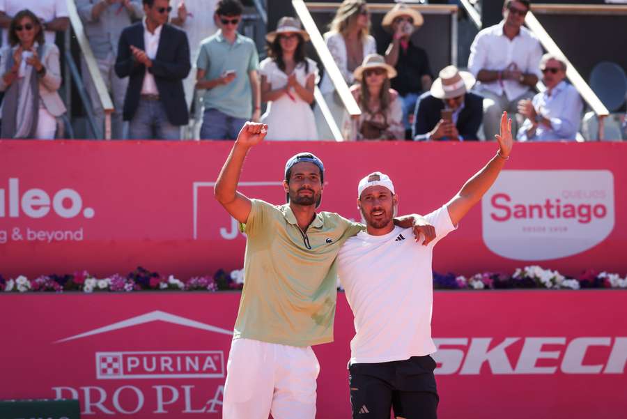 Titouan Droguet e Kyrian Jacquet no Estoril Open Titouan Droguet e Kyrian Jacquet no Estoril Open