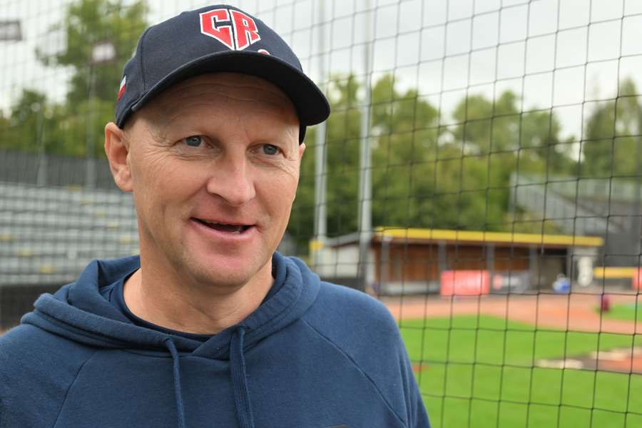 Trenér české baseballové reprezentace Pavel Chadim.