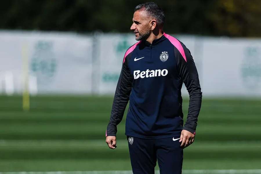 Rui Borges, treinador do Sporting