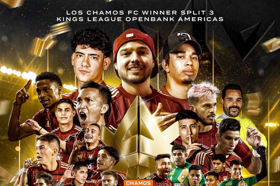 Los Chamos FC, campeones de la Kings League Americas