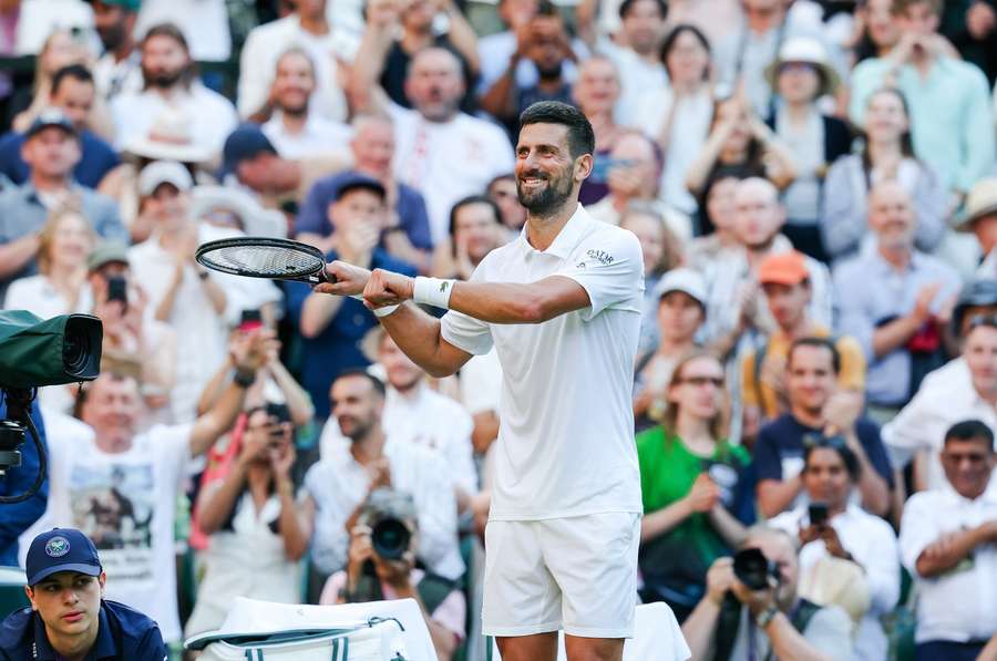Djokovic is facing Sinner in a Wimbledon blockbuster