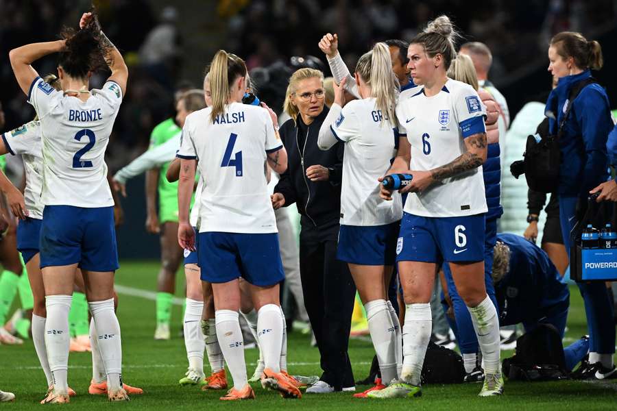 Sarina Wiegman zag hoe haar team uiteindelijk één goal tekort kwam tegen Nederland