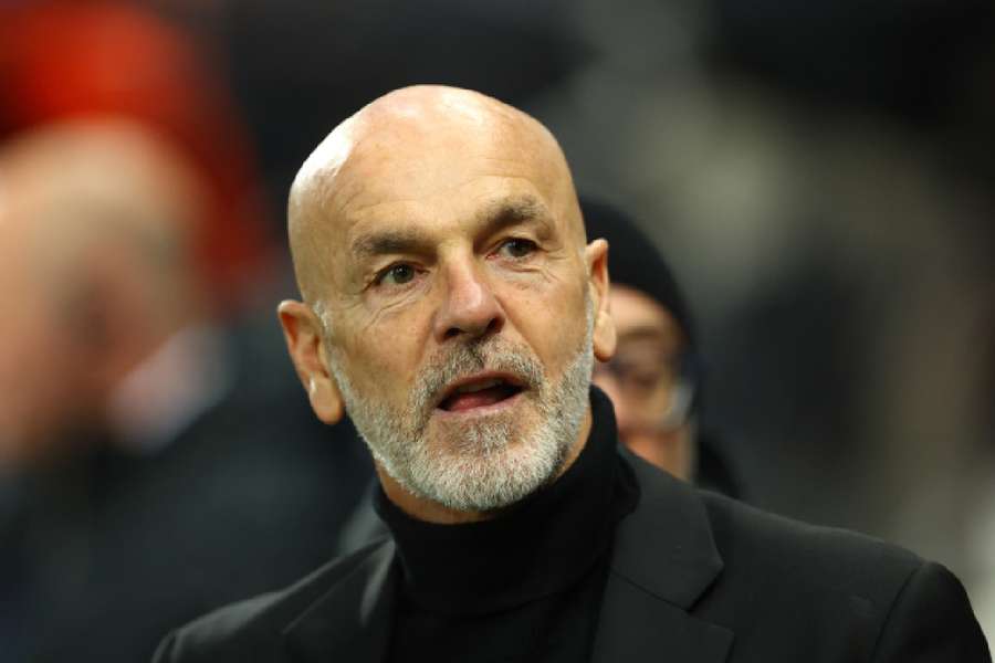 AC Milan coach Stefano Pioli before the match against Newcastle United