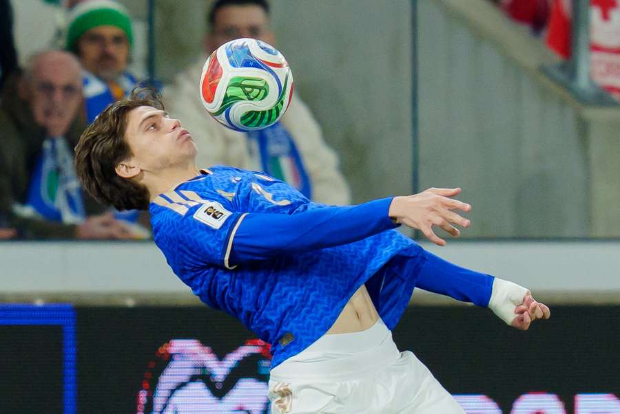 Marco Palestra, durante el Italia-Irlanda del Norte