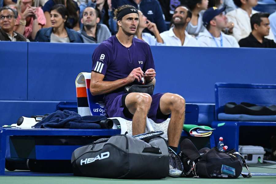 Zklamaný Zverev dohrál na US Open ve třetím kole.