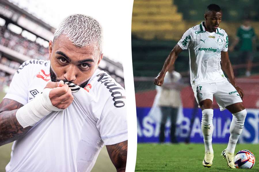Palmeiras e Santos marca disputa dos recém-chegados Marlon Freitas e Gabigol