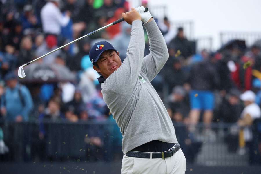 An Byeong-Hun in action at the Open