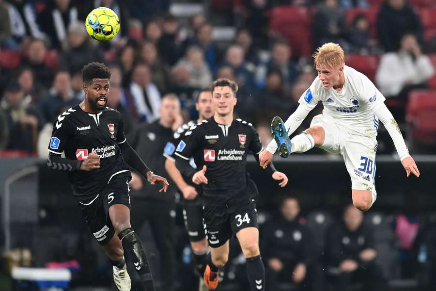 FCK - Vejle BK i Superligaen 2021.