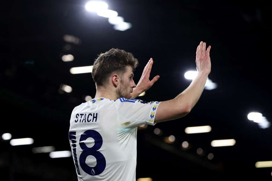 Stach somou oito participações em golos em 27 jogos da Liga pelo Leeds