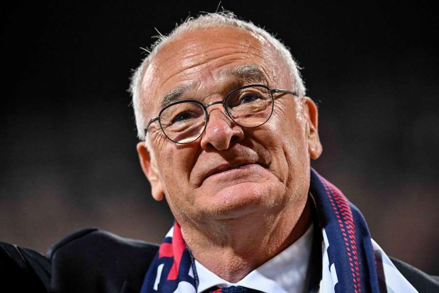 Claudio Ranieri na pożegnaniu