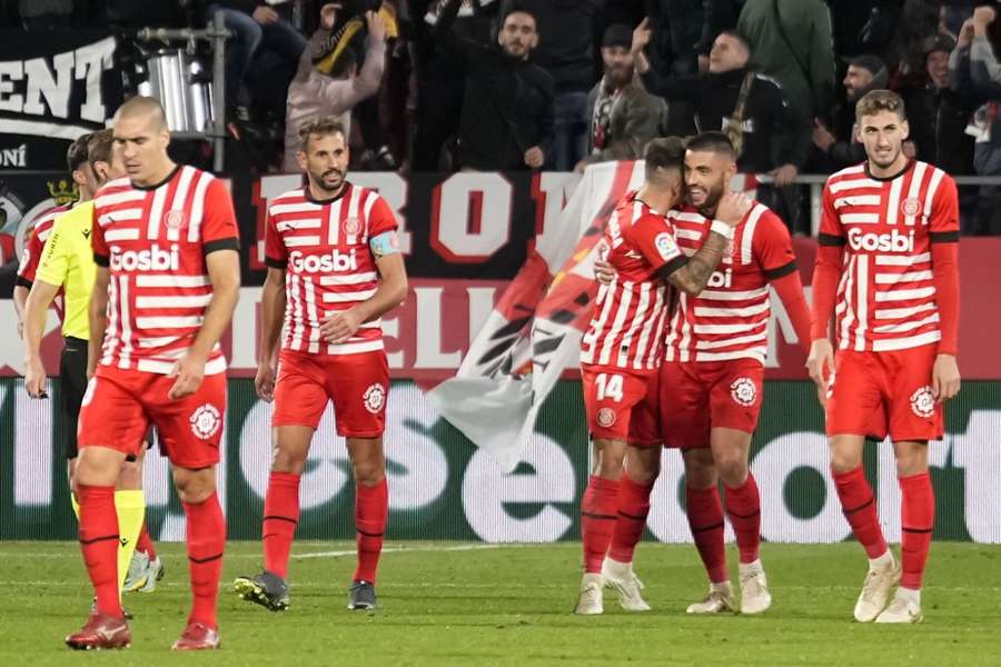 Girona sa pred vlastnými fanúšikmi tešila z výhry.