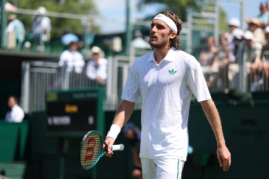 Stefanos Tsitsipas ist in Wimbledon bereits nach der ersten Runde ausgeschieden