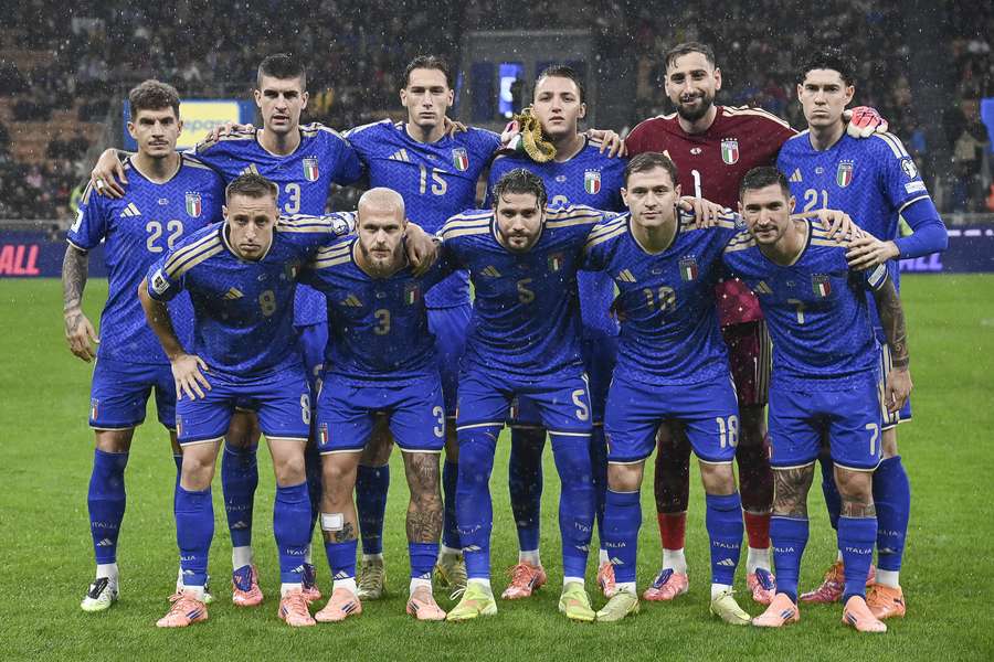 L'undici azzurro sceso in campo contro la Norvegia a San Siro