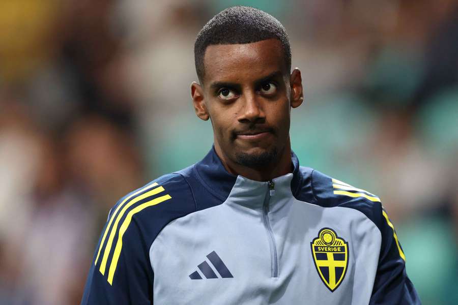 Alexander Isak avec la Suède.
