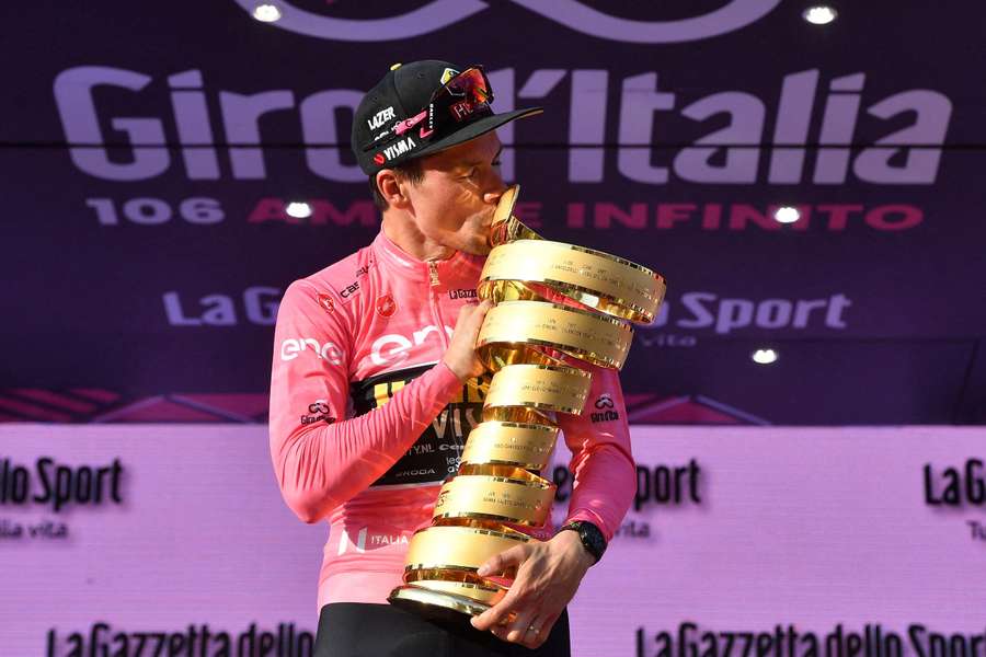 Roglic has just won his first Giro