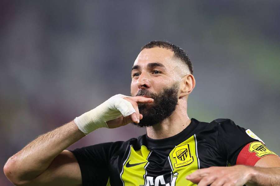 Boa atuação de Benzema não terminou em vitória do Al-Ittihad