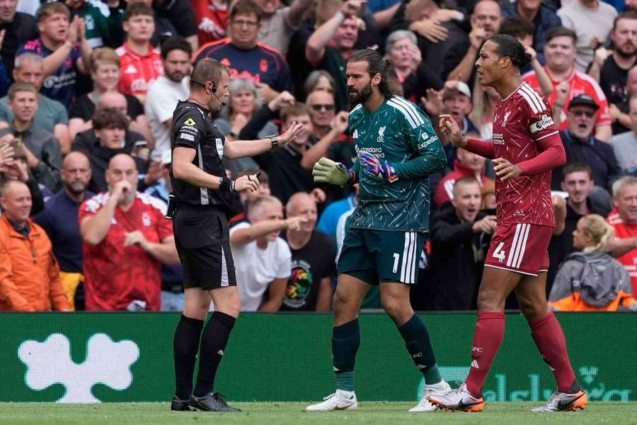 Alisson conceded a penalty in the draw against Forest Alisson conceded a penalty in the draw against Forest