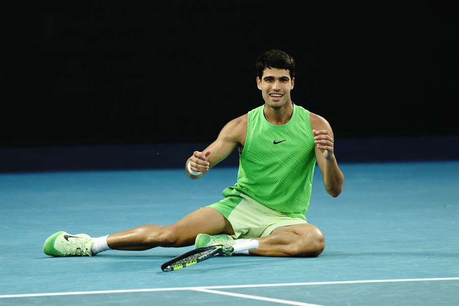 Carlos Alcaraz after his win