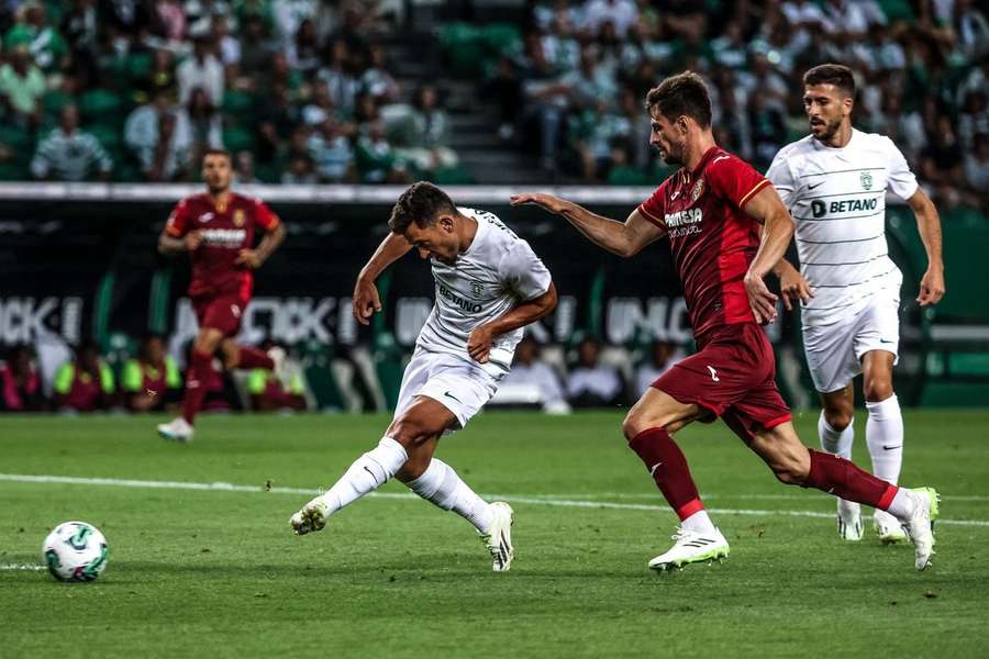 Pedro Gonçalves marcou um dos golos na vitória diante do Villarreal